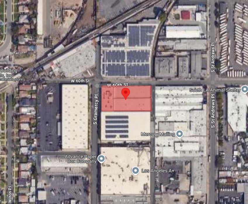 Industrial Leasing at 6000 Gramercy Pl, South LA