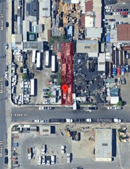 Industrial Leasing at 2111 E 90th St, Central Los Angeles