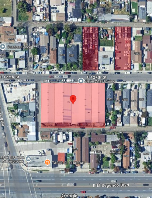 Industrial Leasing at 2528 E 127th St, Compton Los Angeles