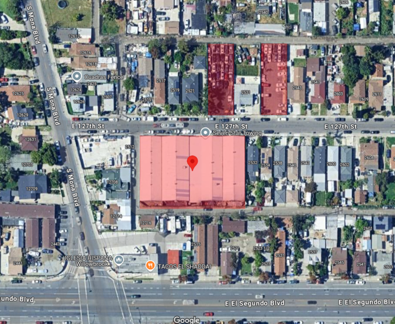 Industrial Leasing at 2528 E 127th St, Compton Los Angeles