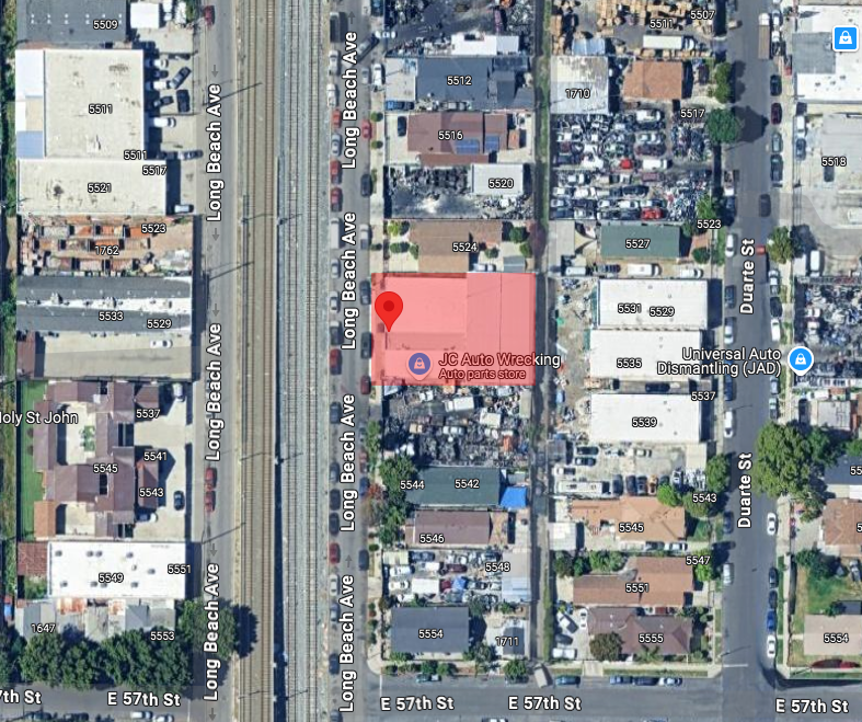 Industrial Leasing at 5530 Long Beach Ave, Central Los Angeles