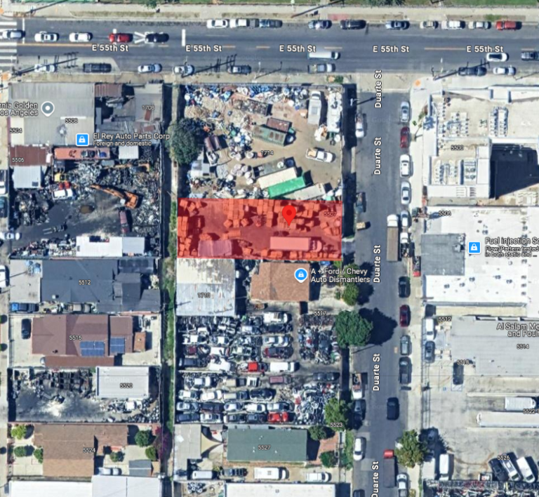 Industrial Leasing at 5511 Duarte St